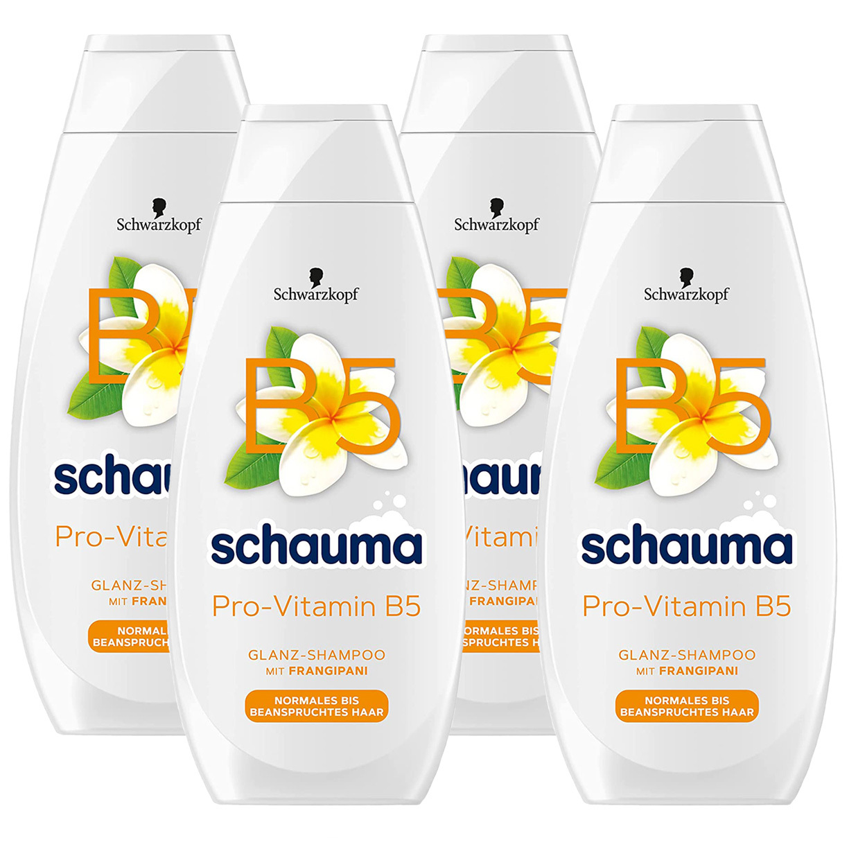 Schauma Pro Vitamin B5 Shine Shampoo s frangipani 400ml 4 balenia