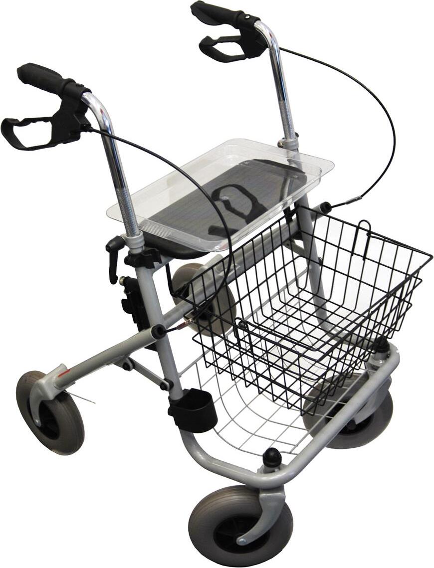 Trendmobil Rollator PlusStandardrollator mit Gitter, Farbe silber 14000056