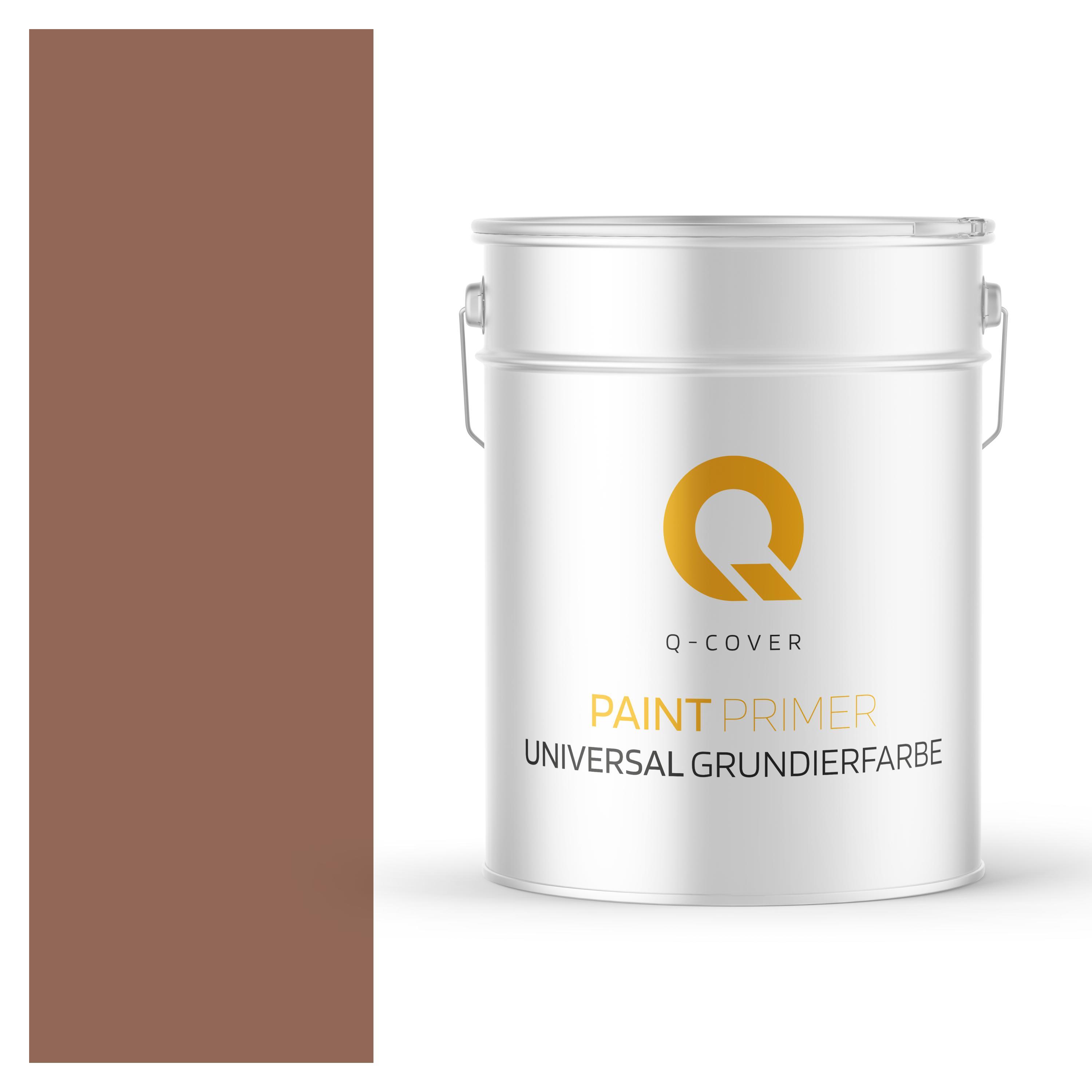 Q-Cover Grundierfarbe Braun 10L | Universal Grundierung für Innen & Außen | Acrylatdispersion