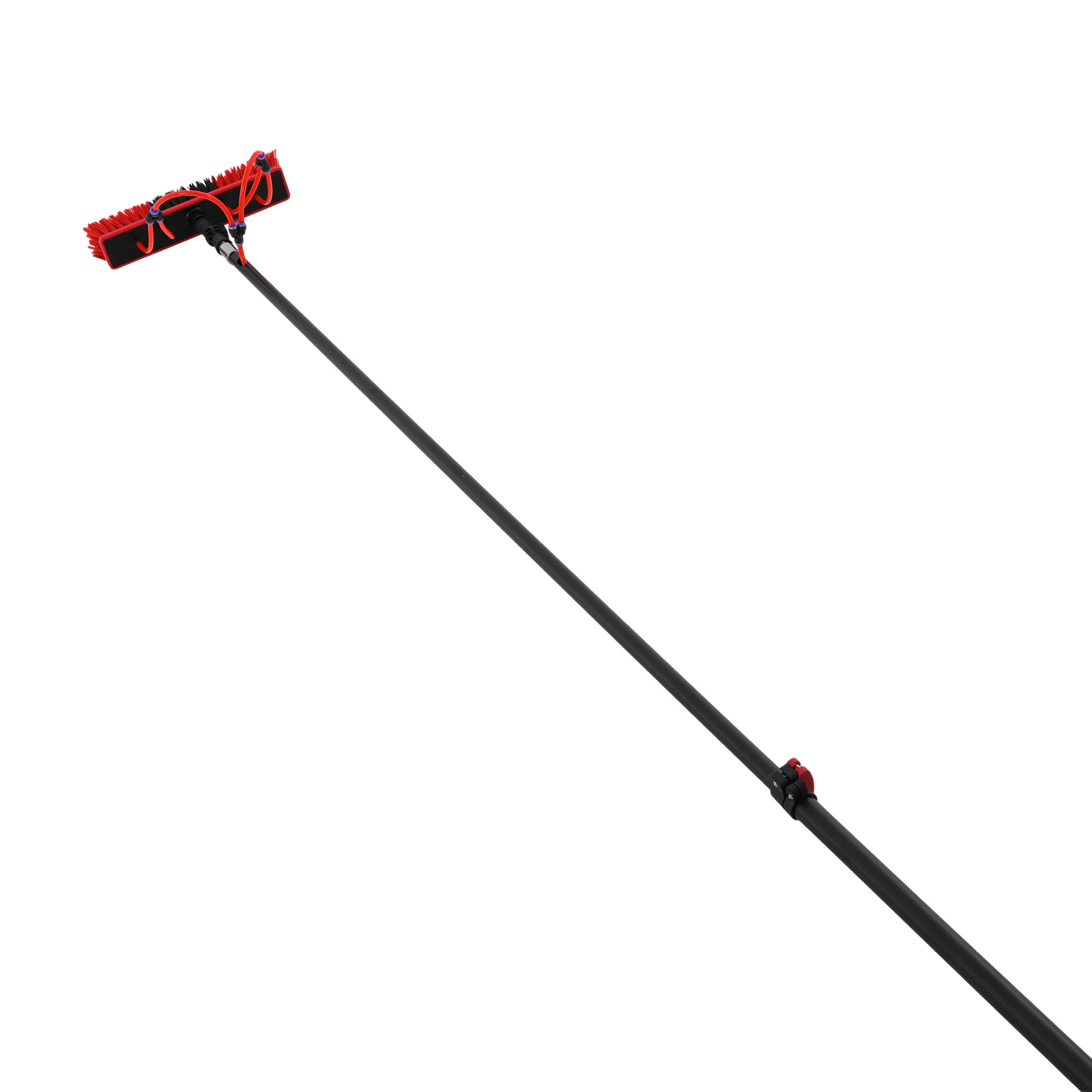 GreatDEshop2021 Fensterreiniger, Fensterreinigungsgeräte, Fensterreinigungswerkzeug, Schwarz, Rot JKEJEI-000200-WL