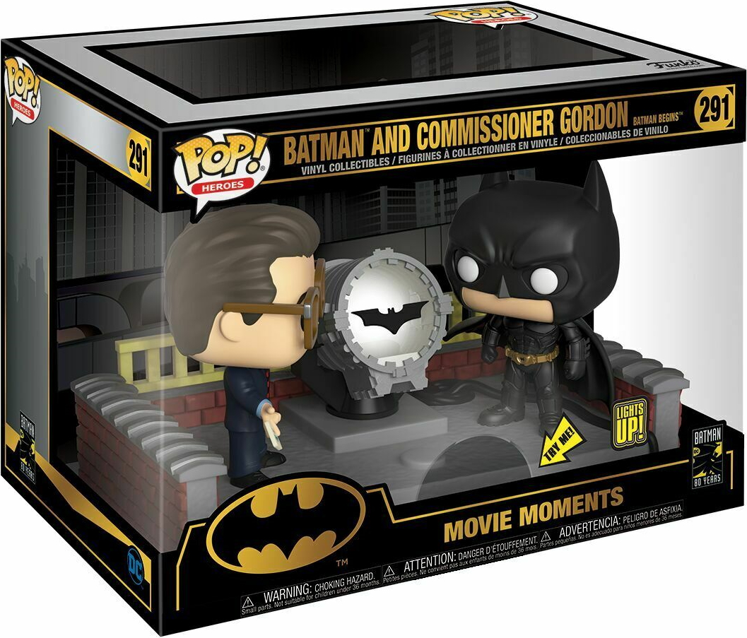 Batman and Commissioner Gordon - Movie Moments 291 Lights UP! - Funko Pop! - Vin
