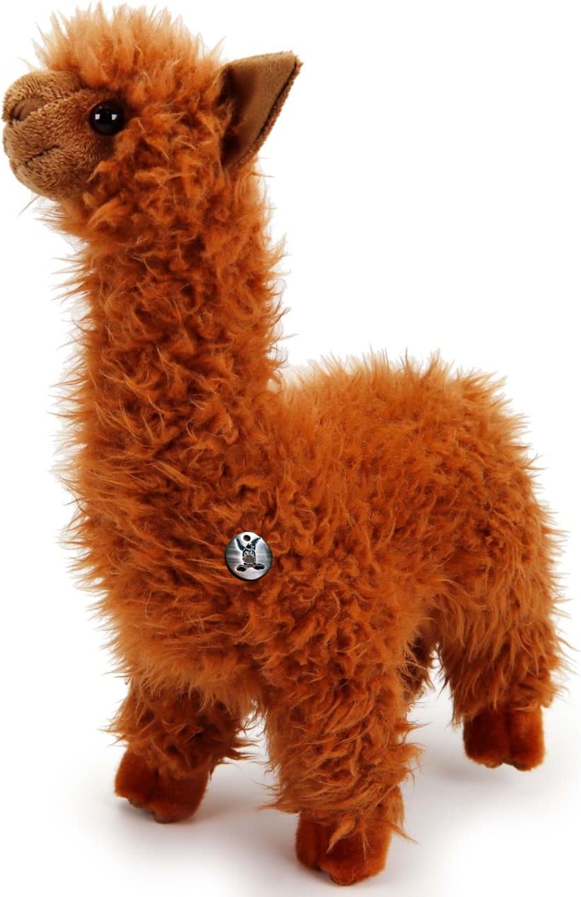 Kuscheltiere*biz Alpaka Kuscheltier Lama braun PREMIUM Plüschtier Neuwelt Kamel MUFFIN KT531638