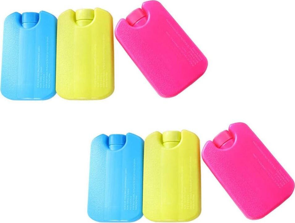 Jormftte 6 stücke Rot Gelb Blau Outdoor Eis Box Eis lagerung box und eisherstellung box KAU-LR-HT-YWC-20250606-103