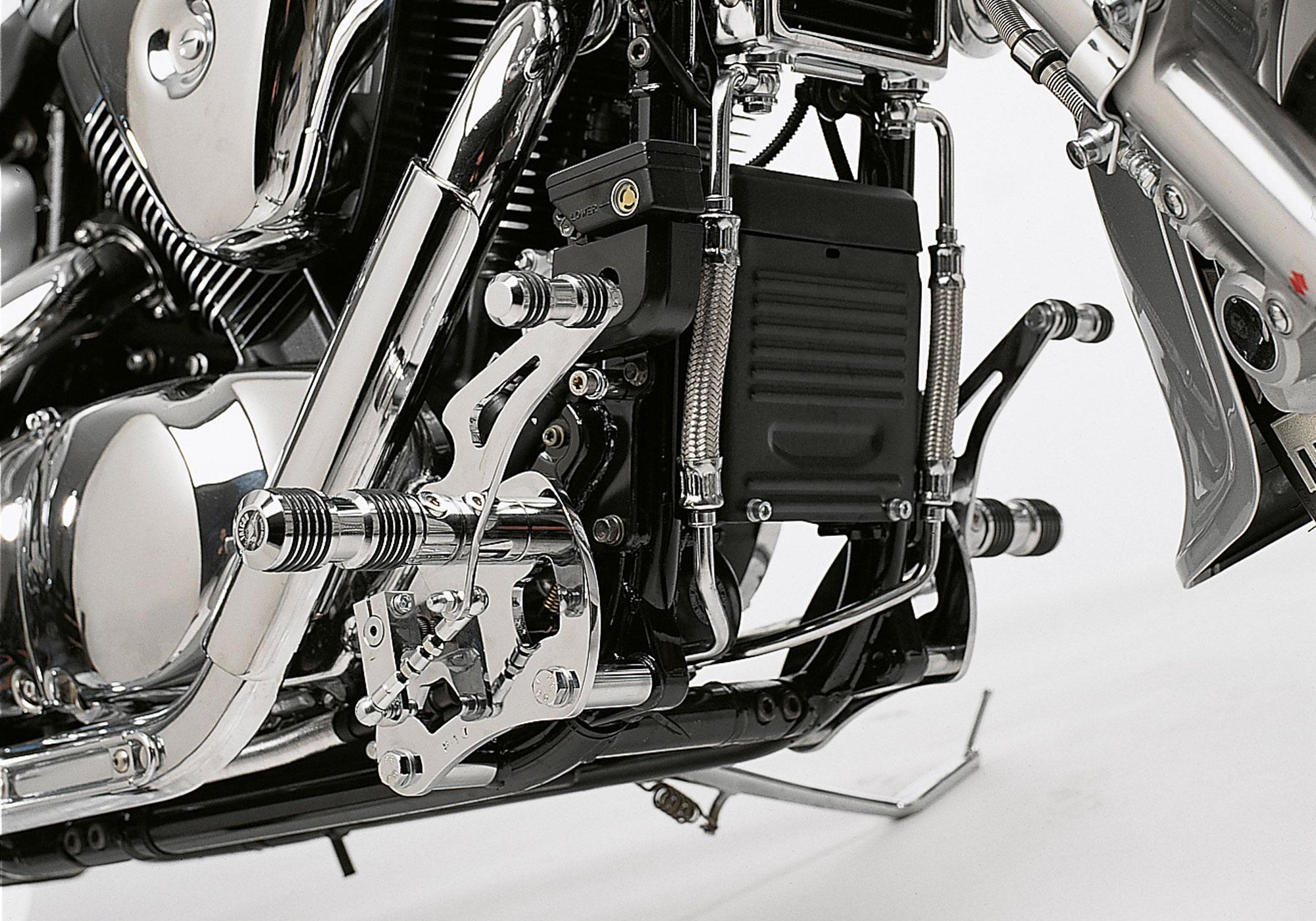 FALCON Round Style Fußrastenanlage fÃ1/4r VL 1500 Intruder LC WVAL für VL 1500 Intruder LC WVAL 65401429