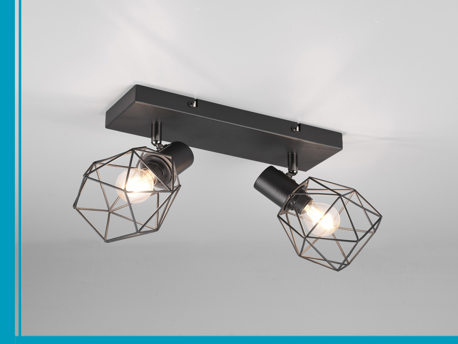 Meine Wunschleuchte Industrielampen Deckenstrahler Gitterlampen Deckenleuchte Industrial Flurlampen SP1CAGE02S