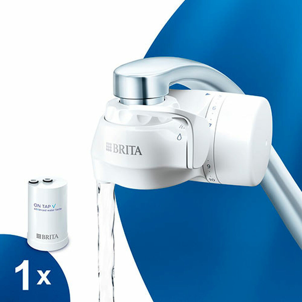 Brita ON TAP V CU CE, Wasserhahnfilter, Weiß 1052066