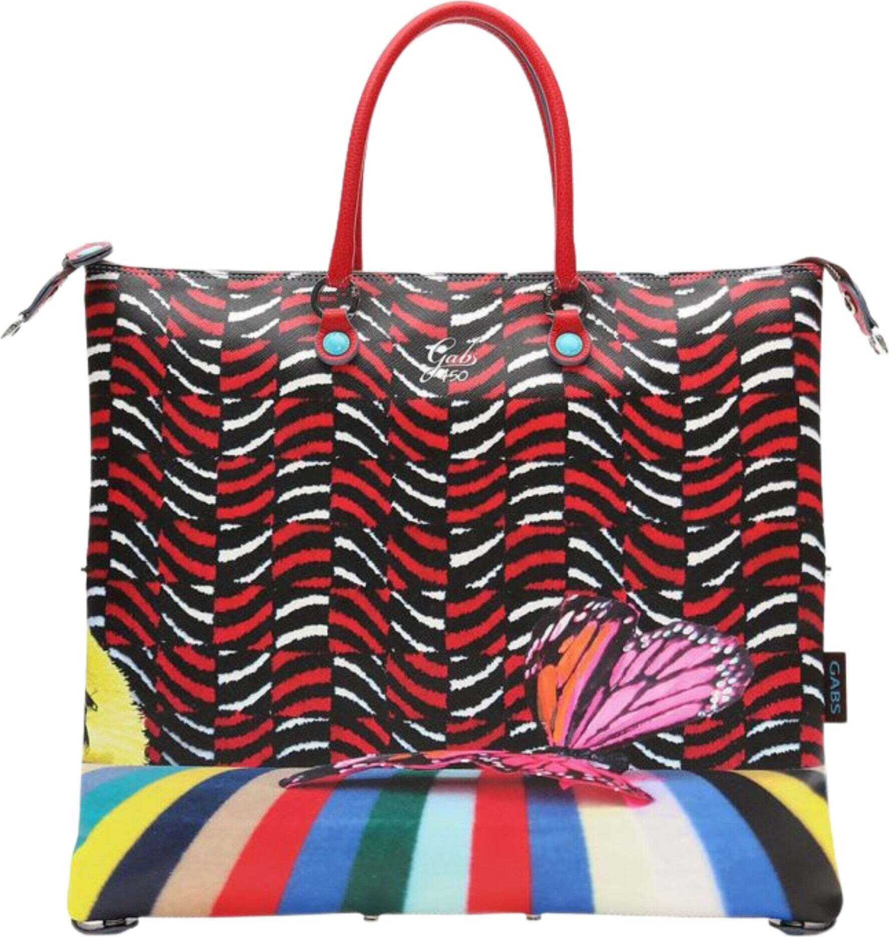 Tasche Gabs G3 Tg M Stampa Trip+Ruga Rot G3 TG M STAMPA TRIP+RUGA-S0450