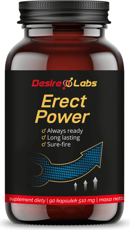 Desire Labs Erect Power™ (Unterstützung der sexuellen Funktion, Verbesserung der Libido) 90 Kapseln