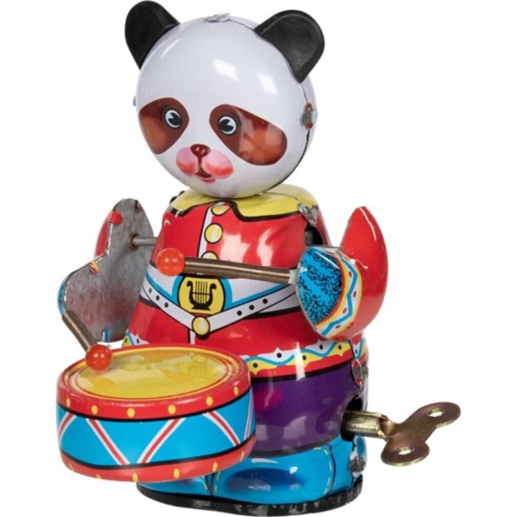 GOKI Blechspielzeug - Pandabär mit Trommel 14179