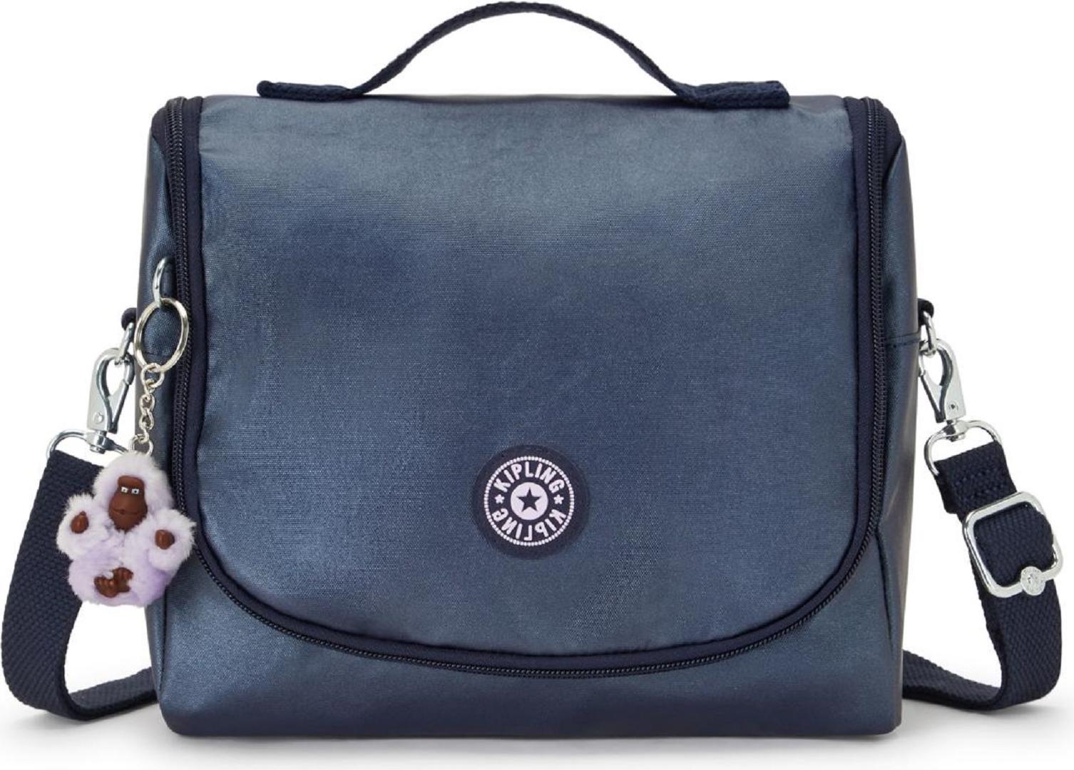 Kipling New Kichirou Lunchbox Thermo KI5356 7SP Admiral Bl Met KI53567SP
