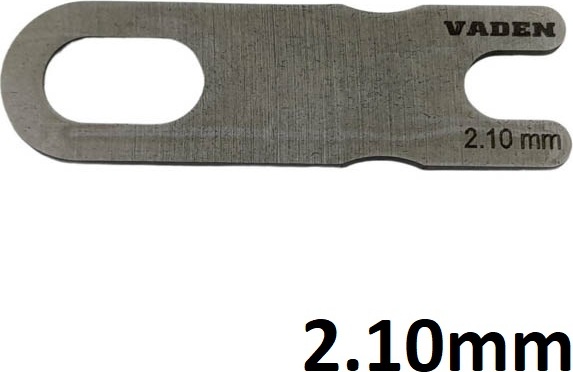 VADEN Ausgleichslamelle für Volvo Injektor Einstelldistanz 2,10mm | VAD130005003 4593314194