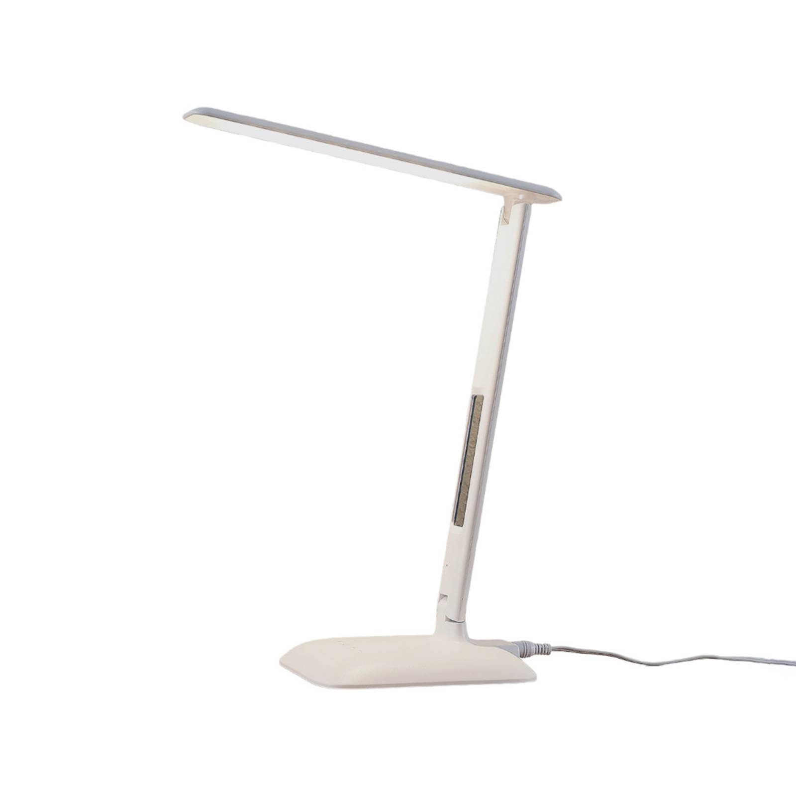 Lindby LED-Tischlampe Ludmilla, Höhe 34 cm, weiß, Display 9643077