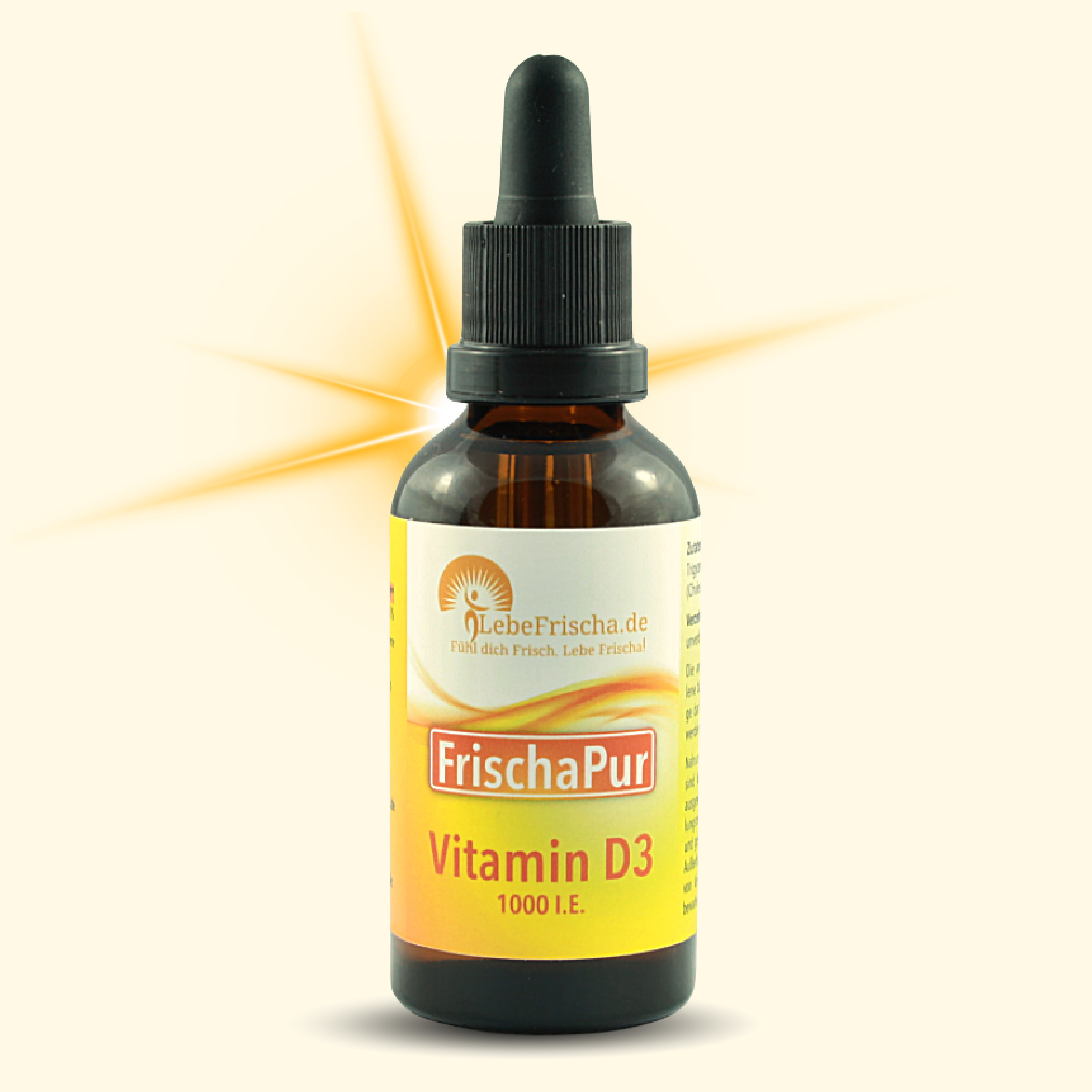 LebeFrischa Vitamin D3 1000 I.E. Tropfen 50ml hochdosiert LF1001