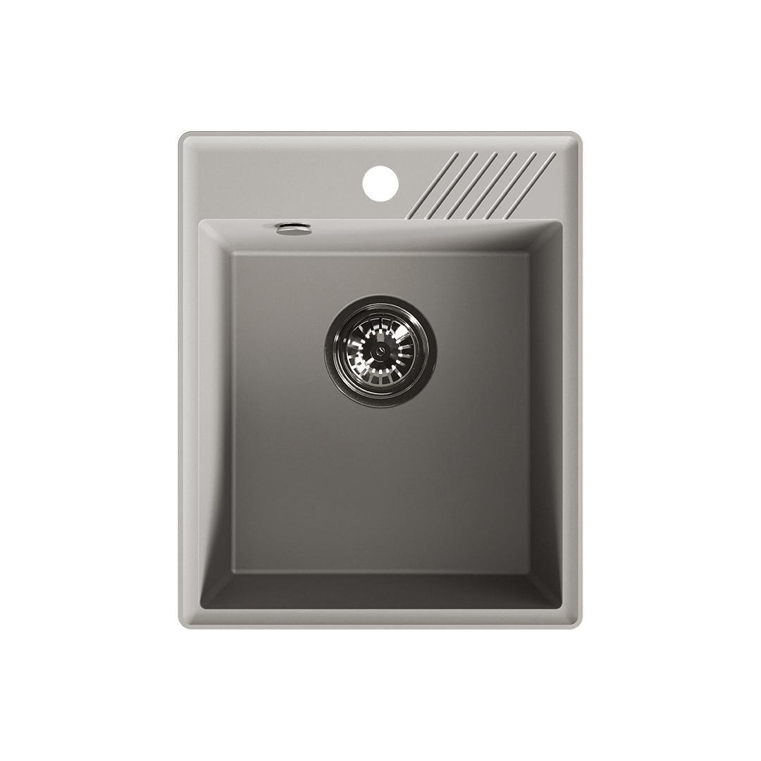 Kuchinox Grau Granitspüle 1 Becken Breite 394 mm Länge 485 mm SPH 510Y
