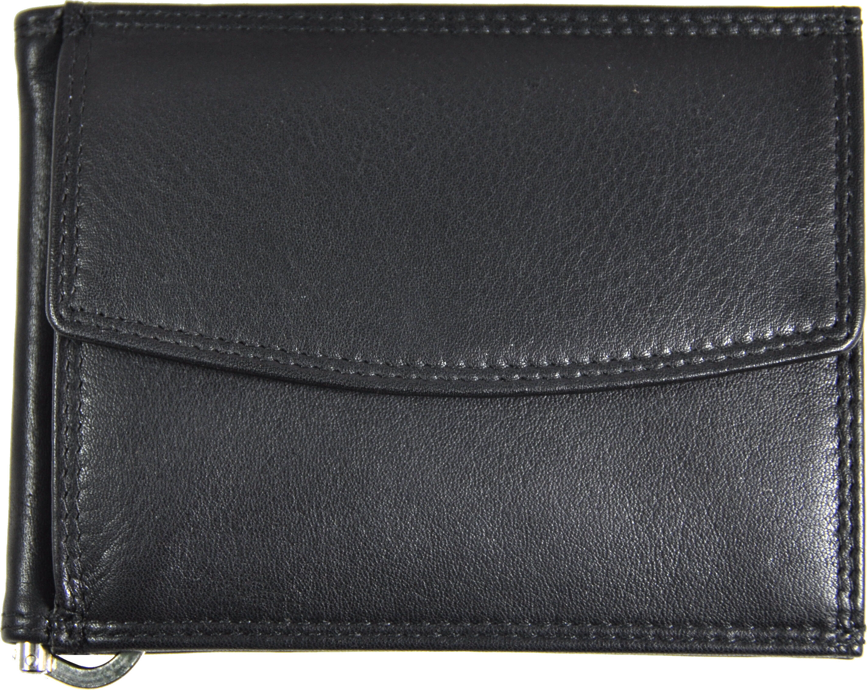 Leder Dollar Clip Geldklammer Geldbörse Kreditkartenetui Jockey Club Nappaleder RFID