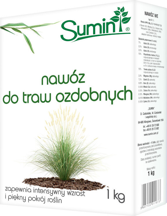 Top Gift Sp. z o.o. Sp. Komandytowa SUM27 Dünger für Ziergräser SUMIN 1 kg