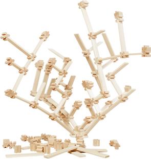 EDUPLAY 120958 Kreativ-Steckbausteine 141-tlg. (1 Set) EDU120958
