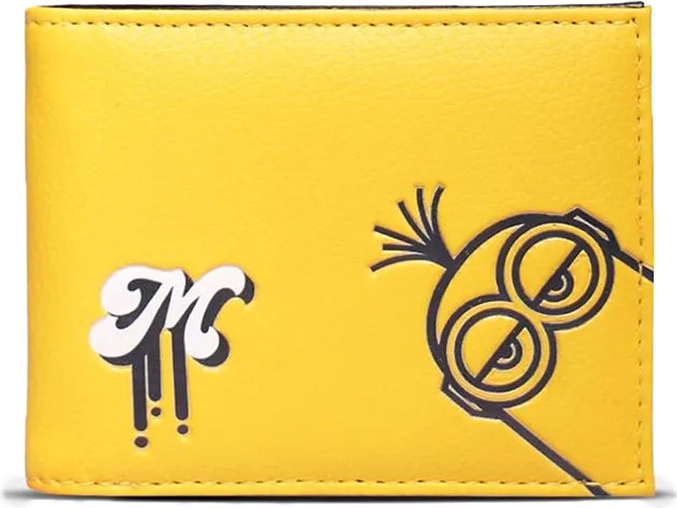 Porte-Monnaie Minions Jaune - Livre D'Amis - Taille 13,5 X 9,5 Cm