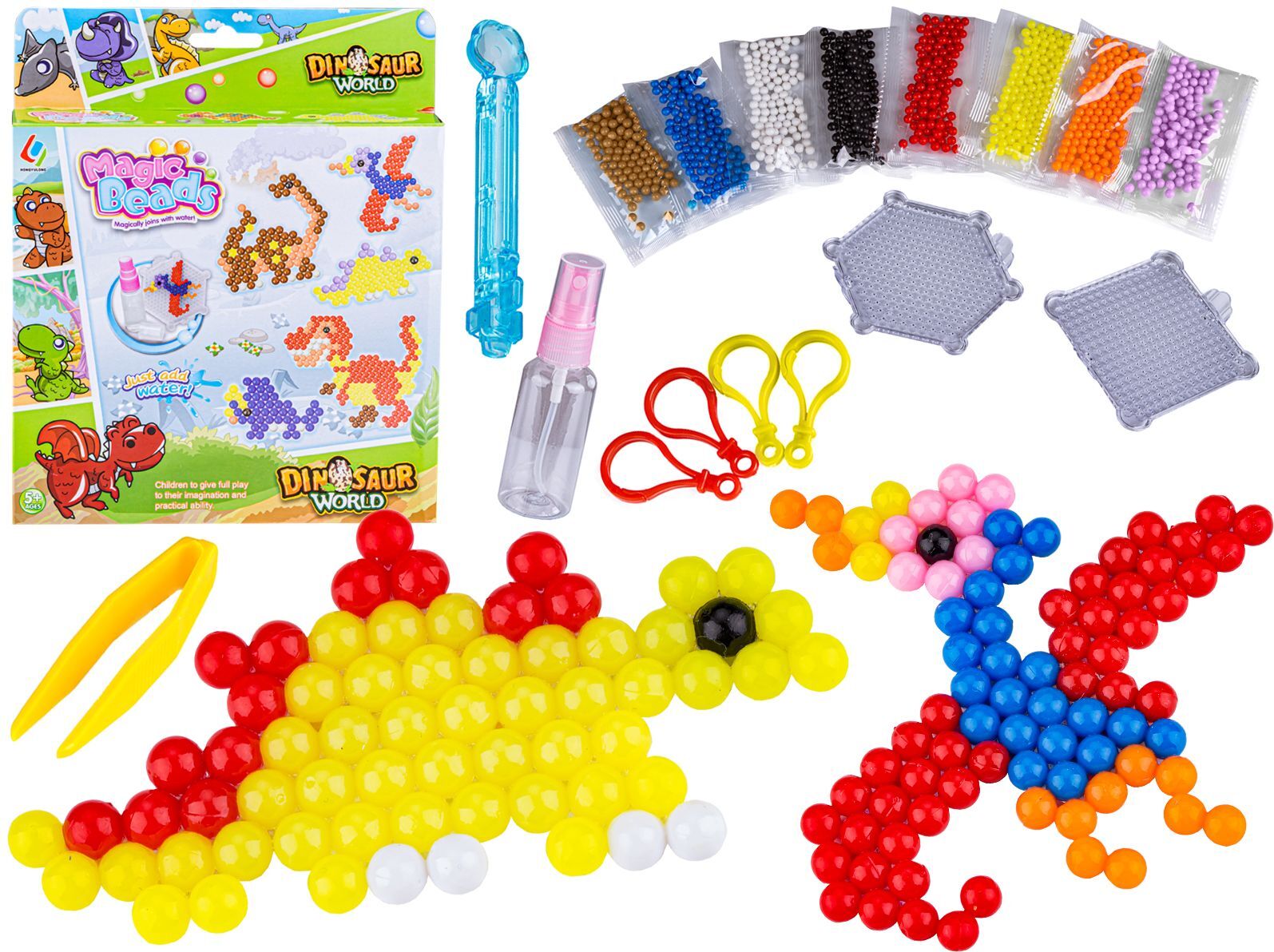 DK Wasserperlen DINOSAURS Set Zubehör