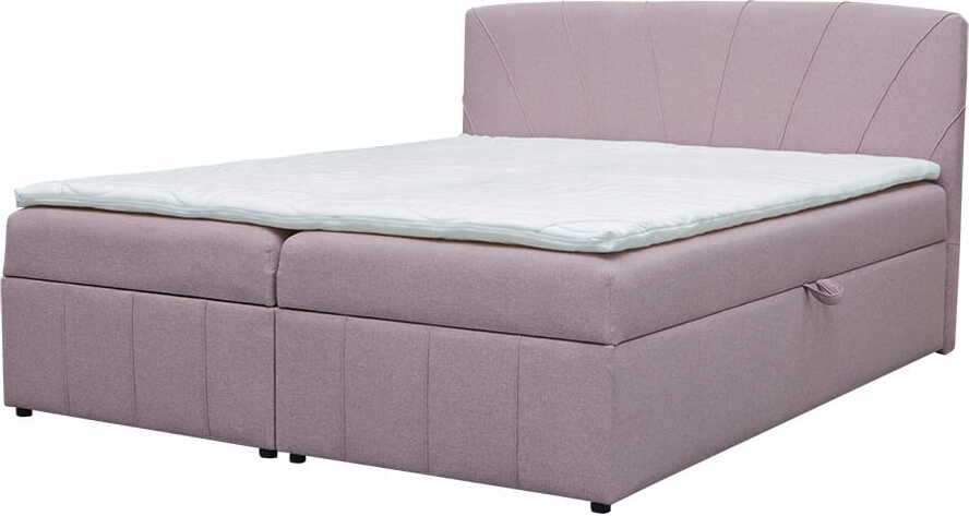 EURO-MEBLE BETT CAIRO 180x200 - KOPFMATERAT KOPFBETT (Pink - Cover 61)