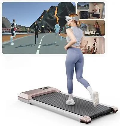 OEM Übungslaufband, kompaktes Design, KI-Trainingsfunktionen, Rosa 4634
