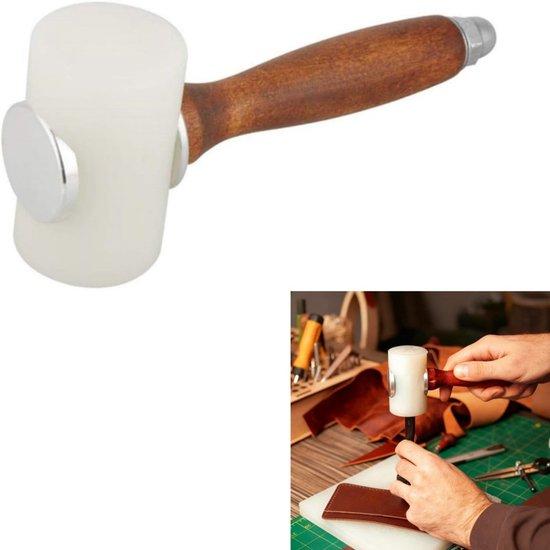 OEM Leerbearbeitungs-Hammer - Nylon Hammer für die Bearbeitung von Leder - Gepolsteter Griff - Ideal für Lederbearbeitung und Rindlederbearbeitung 2026