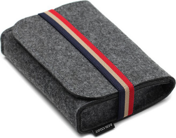 INF Felt Macbook Charger Puch – organizér káblov pre elektroniku Tmavošedý