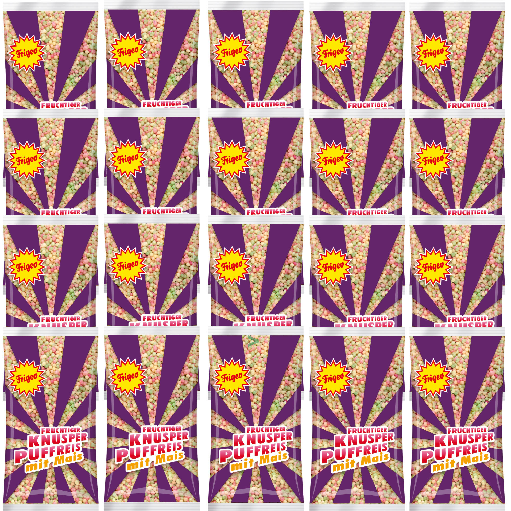 Katjes 20X Frigeo Knusper Puffreis, 80G Beutel #1 3338