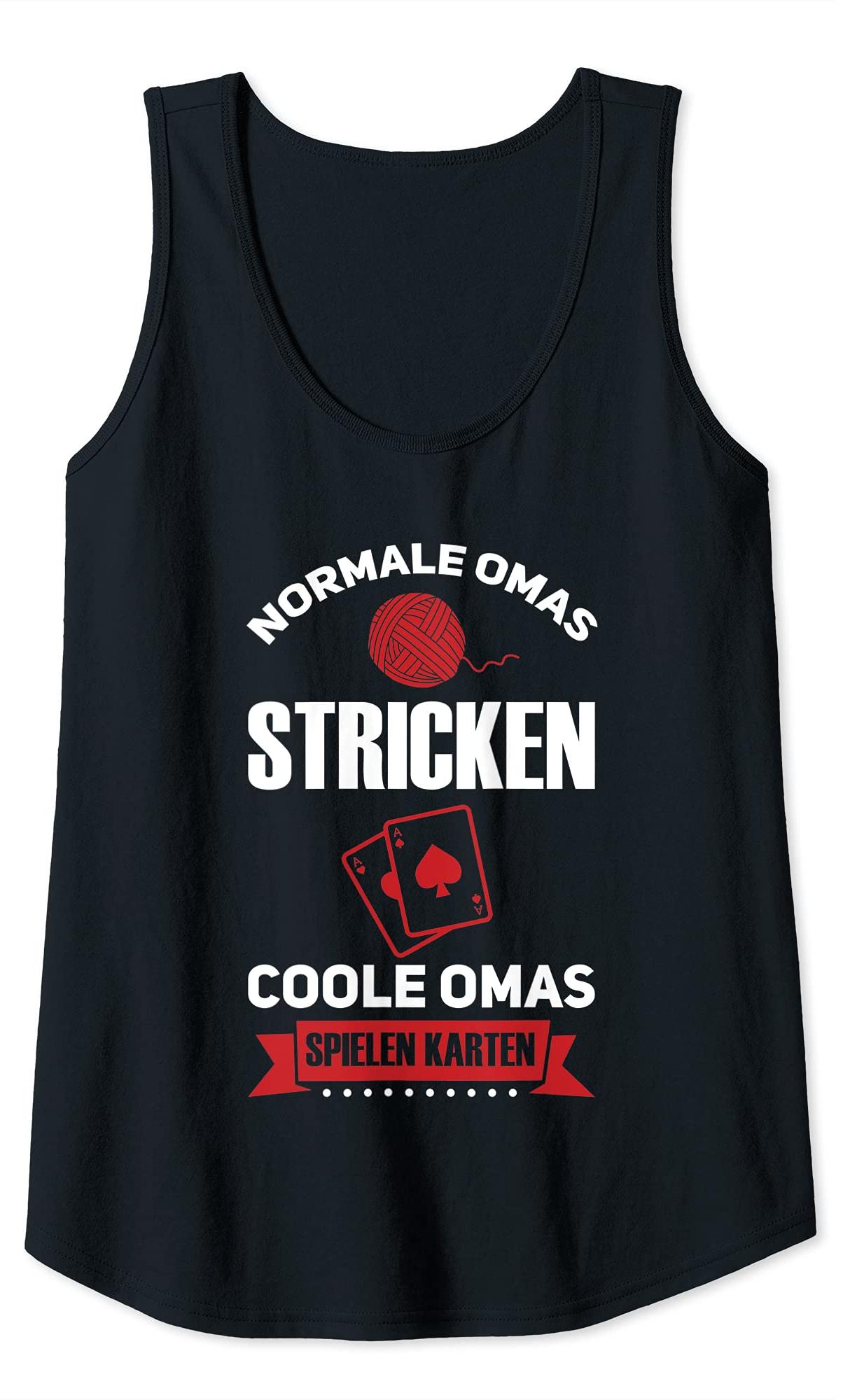 Karten spielen & Spielkarten Geschenk Damen Karten spielen Oma Kartenspiel Tank Top
