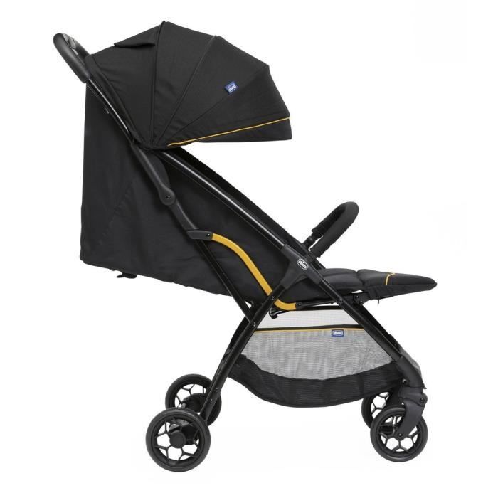 Kinderwagen, Chicco Glee Unven, 4 Räder, Leicht, Schwarz CHI8058664173587
