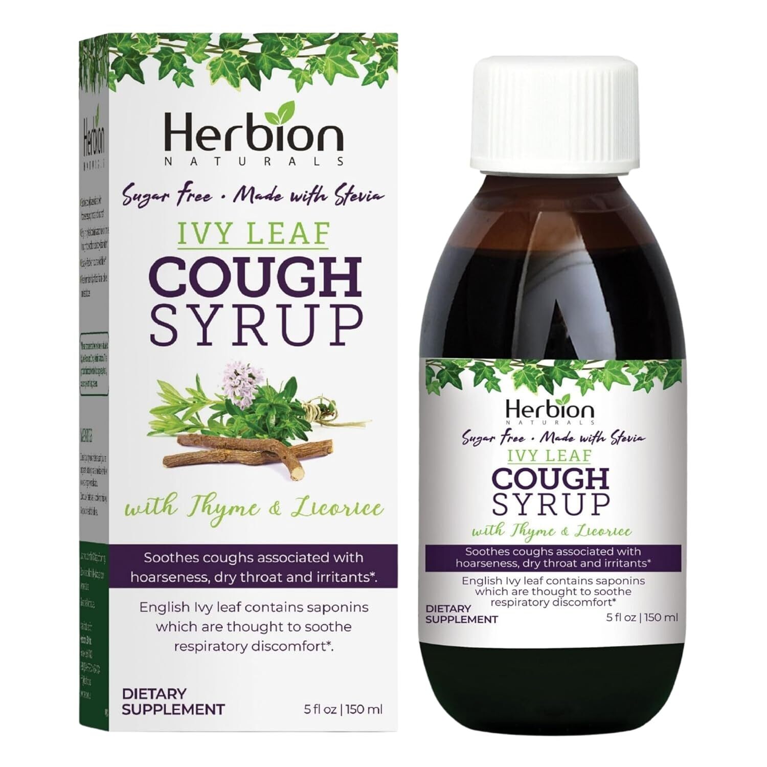 HERBION Naturals Cough Drops With Mint Flavor, Soothes Cough...