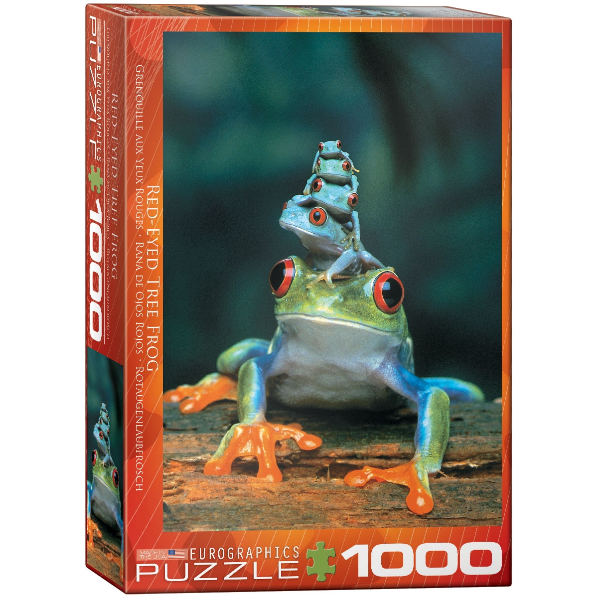 EUROGRAPHICS Rotäugiges Tautropfen Puzzle 1000 Teile 6000-3004