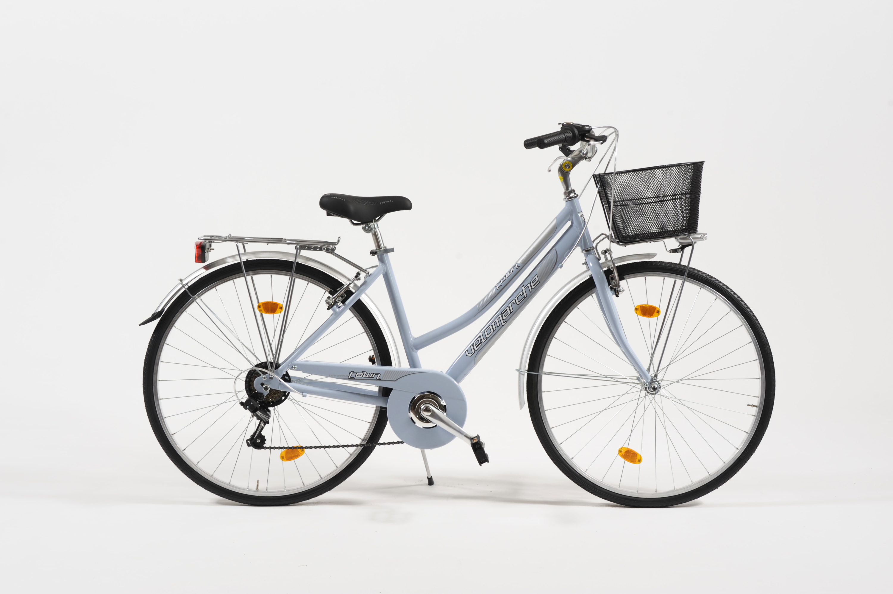95 VELOmarche Citybike 28 Zoll TOWN 18-Gang Kettenschaltung VM 655A L LB