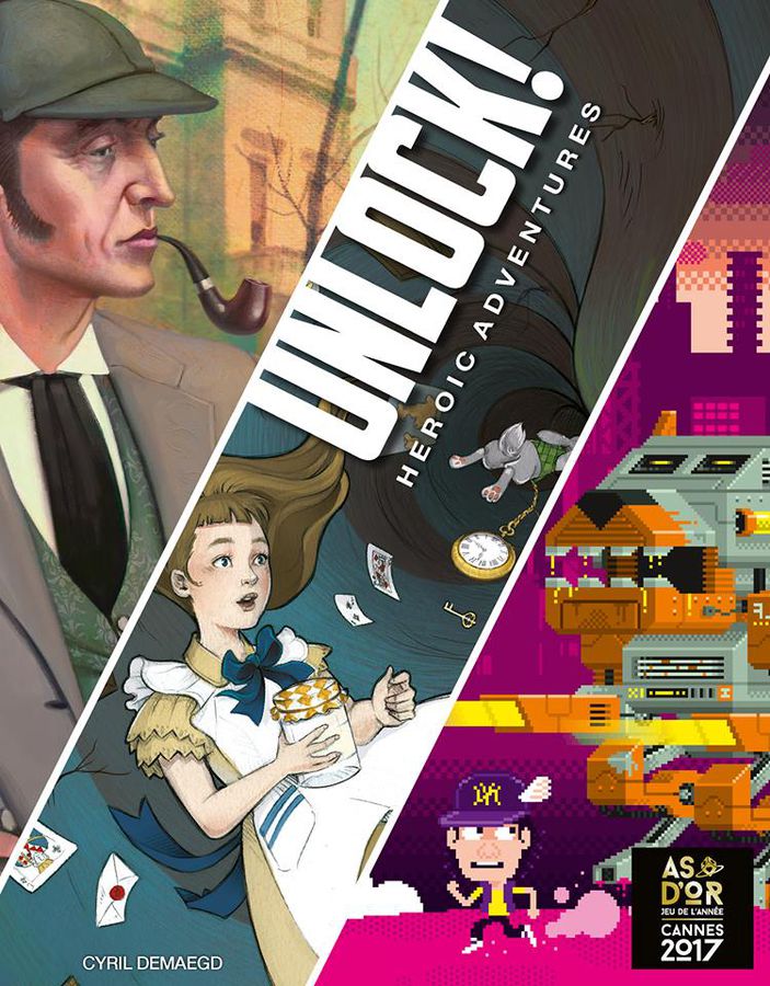 Asmodee Unlock! Heroic Adventures, Kartenspiel, 10 Jahr(e) ASMSCUNLOCK05EN