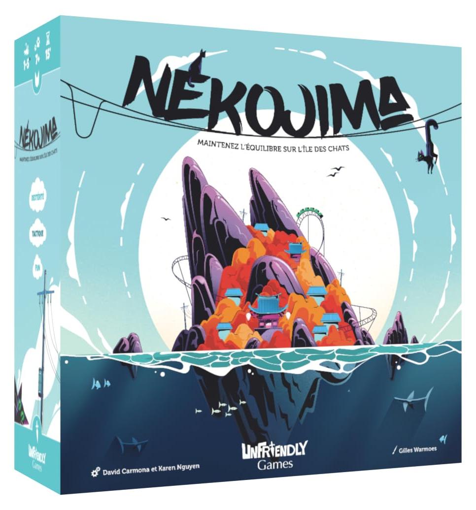 Blackrock Games NEKOJIMA Geschicklichkeitsspiel – Geschicklichkeit und Geschicklichkeit – ab 7 J