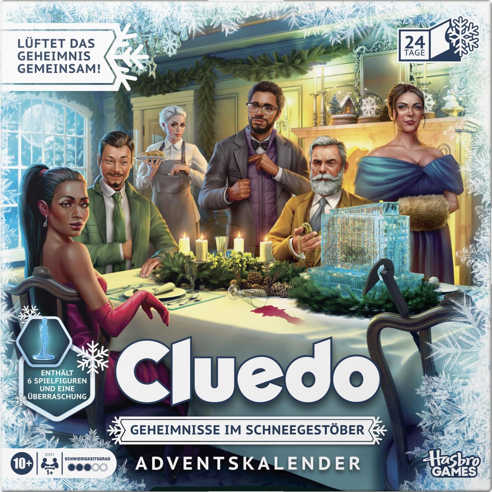 Adventný kalendár Hasbro Cluedo: Tajomstvá pod Sn