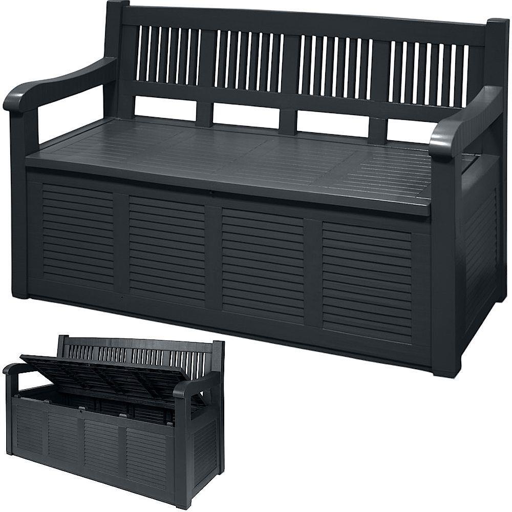 Carrefour Home Carrefour 1707239, Grau, Harz, Holz, Fest, Erwachsene & Kinder, 4 Sitz(e), 1300 mm