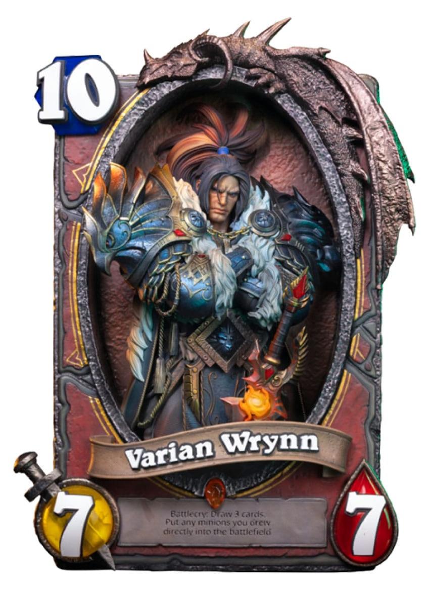 HEX Collectibles Hearthstone 3D Art Frame Statue Varian Wrynn 31 cm 550710