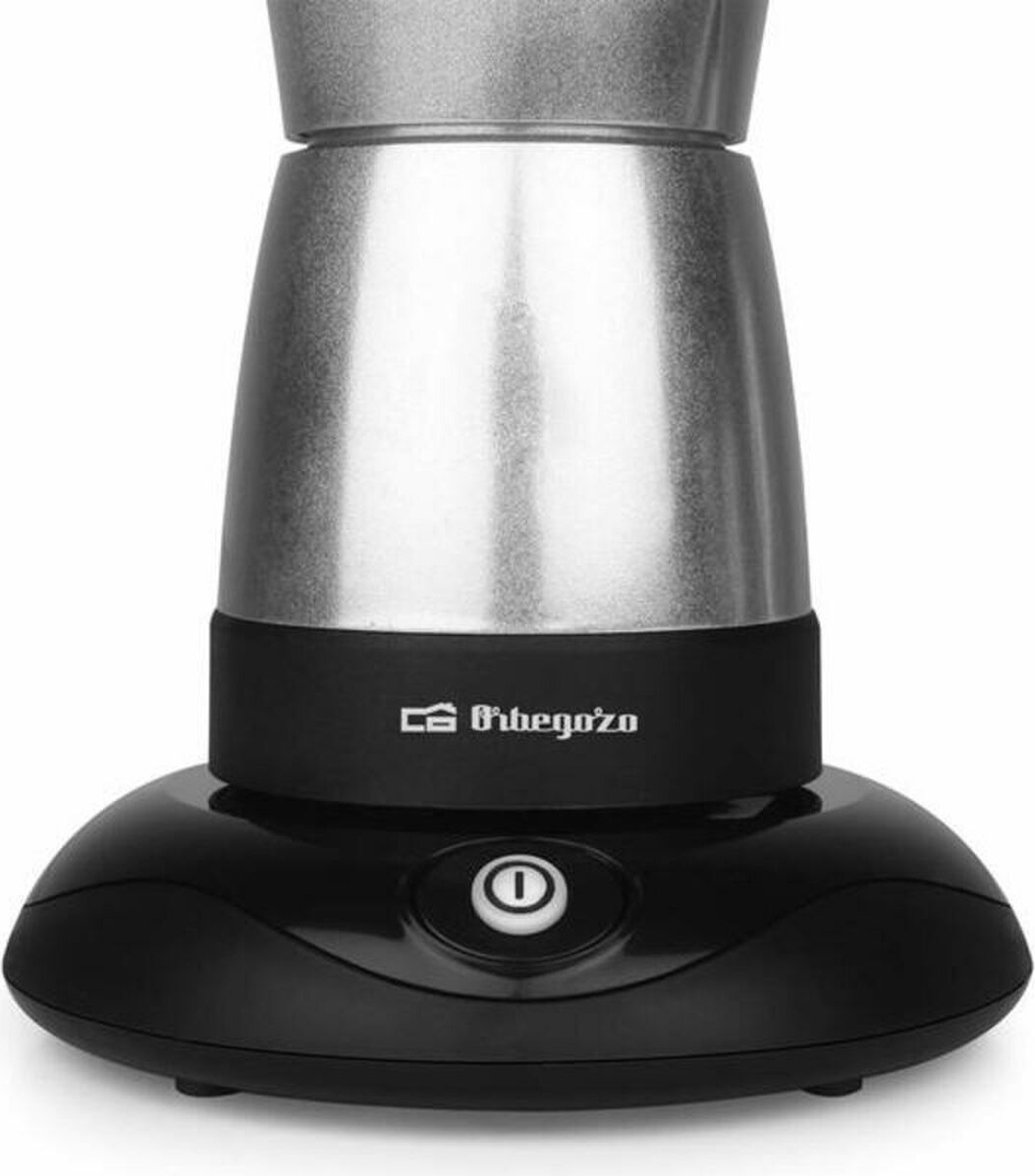 Orbegozo KFE 660, Elektrická moka kanvička, Kávové zrná, Čierna, Nerezová oceľ