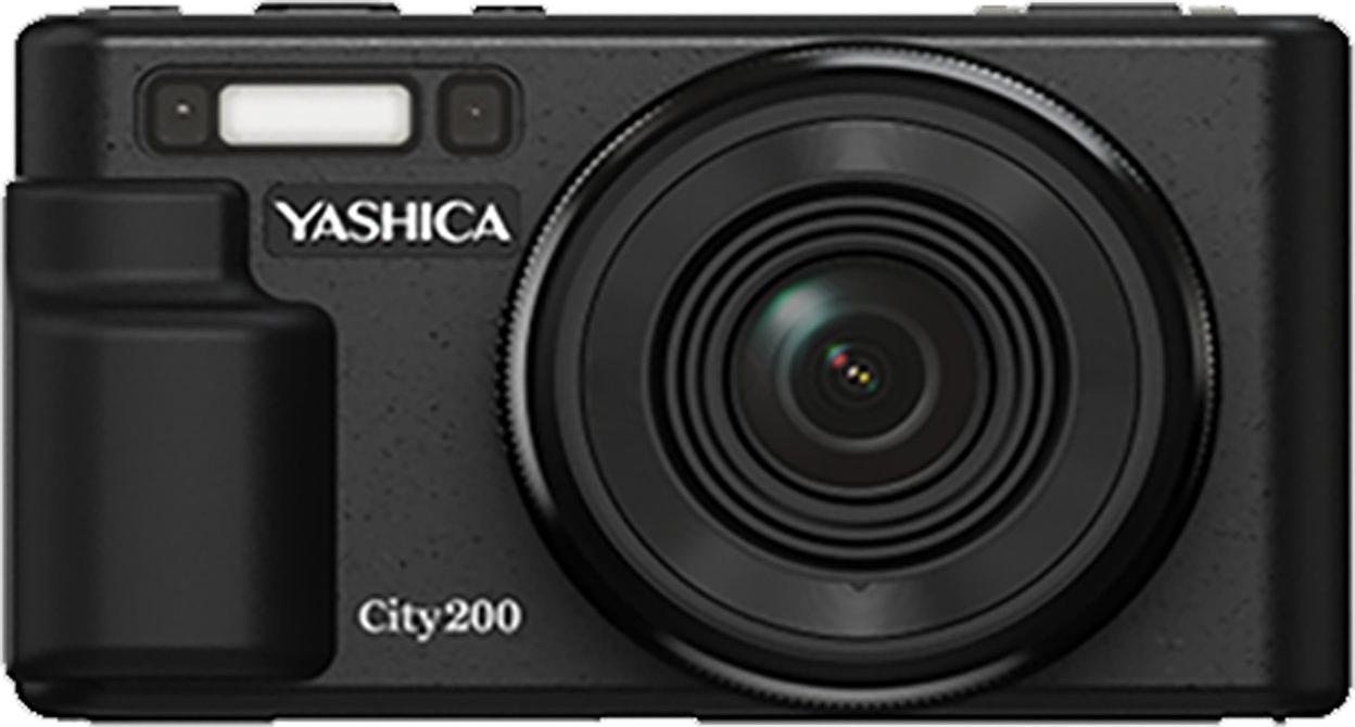 City 200 schwarz Kompaktkamera