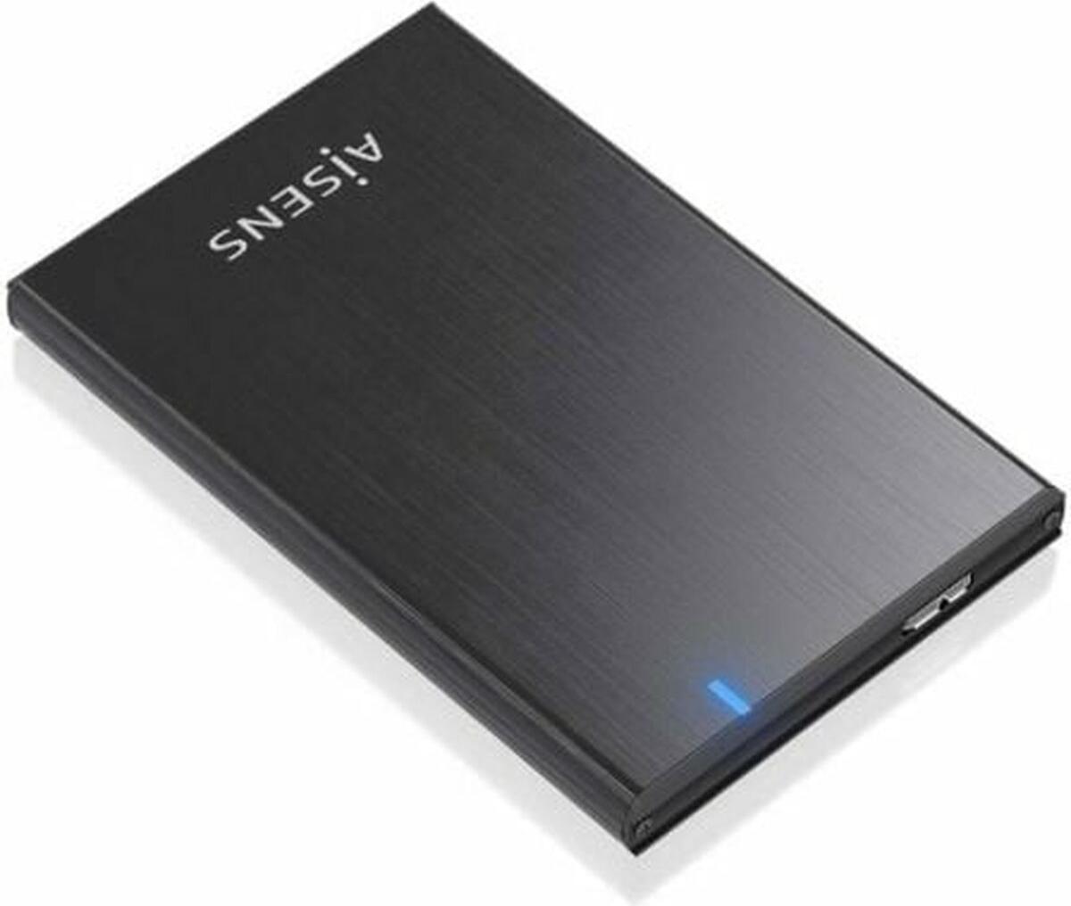 Externe Festplatte Aisens ASE-2528B Schwarz S9915335