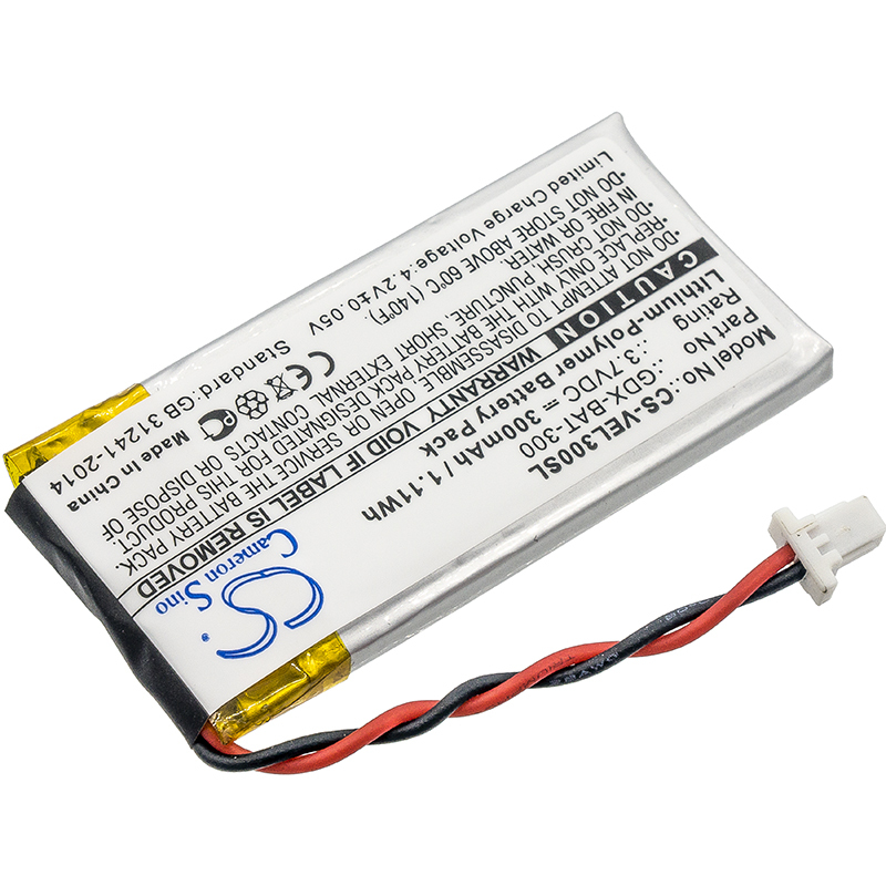TECHTEK Akku Kompatibel mit [Vernier] Go Direct Acceleration Sensor, Go Direct Ammonium Ion-Selective Electrode, Go Direct Calcium Ion-Selective Elec