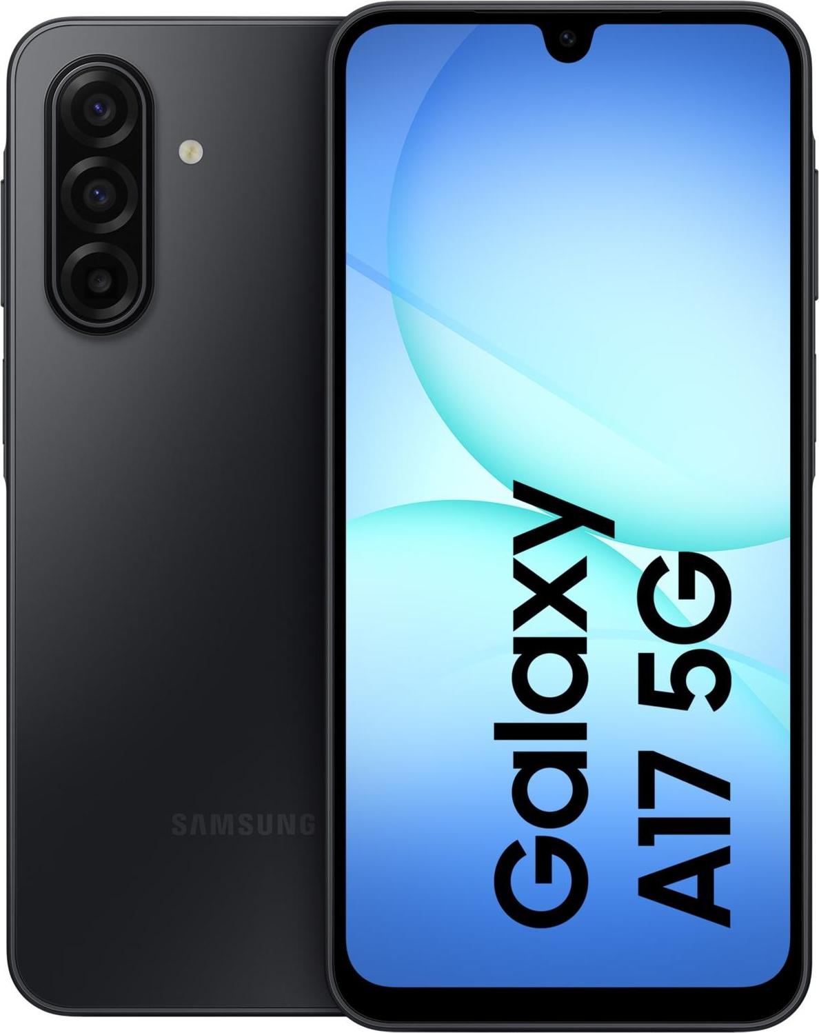 Samsung Galaxy A17 5G, 17 cm (6.7"), 4 GB, 128 GB, 50 MP, Android 15, Čierna