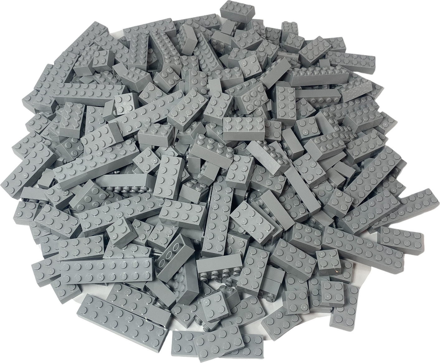 LEGO® 2x2, 2x3, 2x4, 2x6, 2x8 vysoké kocky svetlosivé NEW! Množstvo 1000x