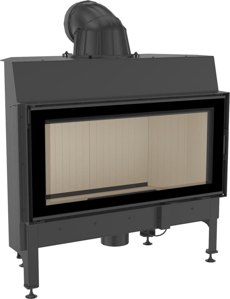 Oceľový krb KRATKI NADIA 14 kW Ø 200