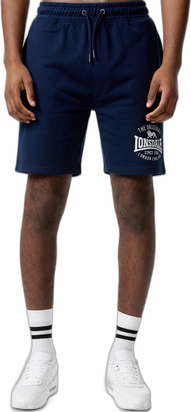 Herren Shorts normale Passform TRAPRAIN 2 Navy/White S Lonsdale 110037