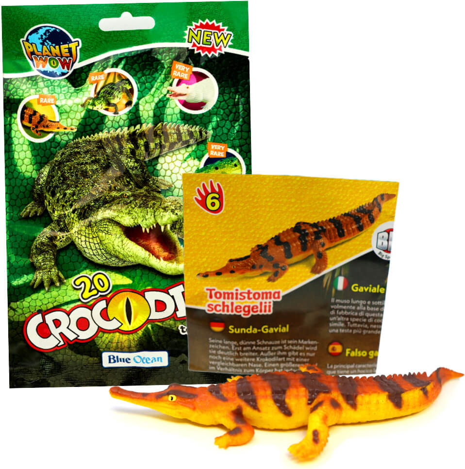 Panini Blue Ocean Crocodiles Sammelfiguren 2025 - Planet Wow - Figur 6. Sunda-Gavial