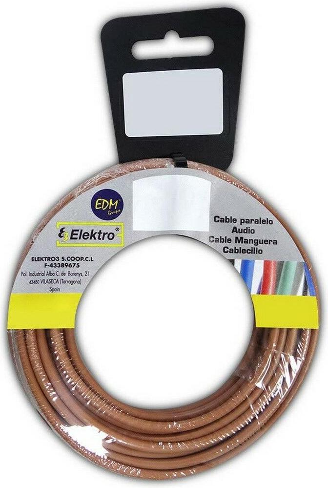 Kabel EDM 28402 Braun 1,5 mm 5 m