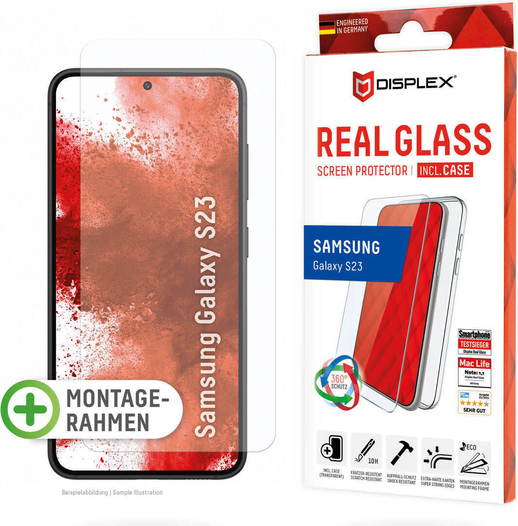 DISPLEX Skutočné sklo + puzdro Samsung Galaxy S23