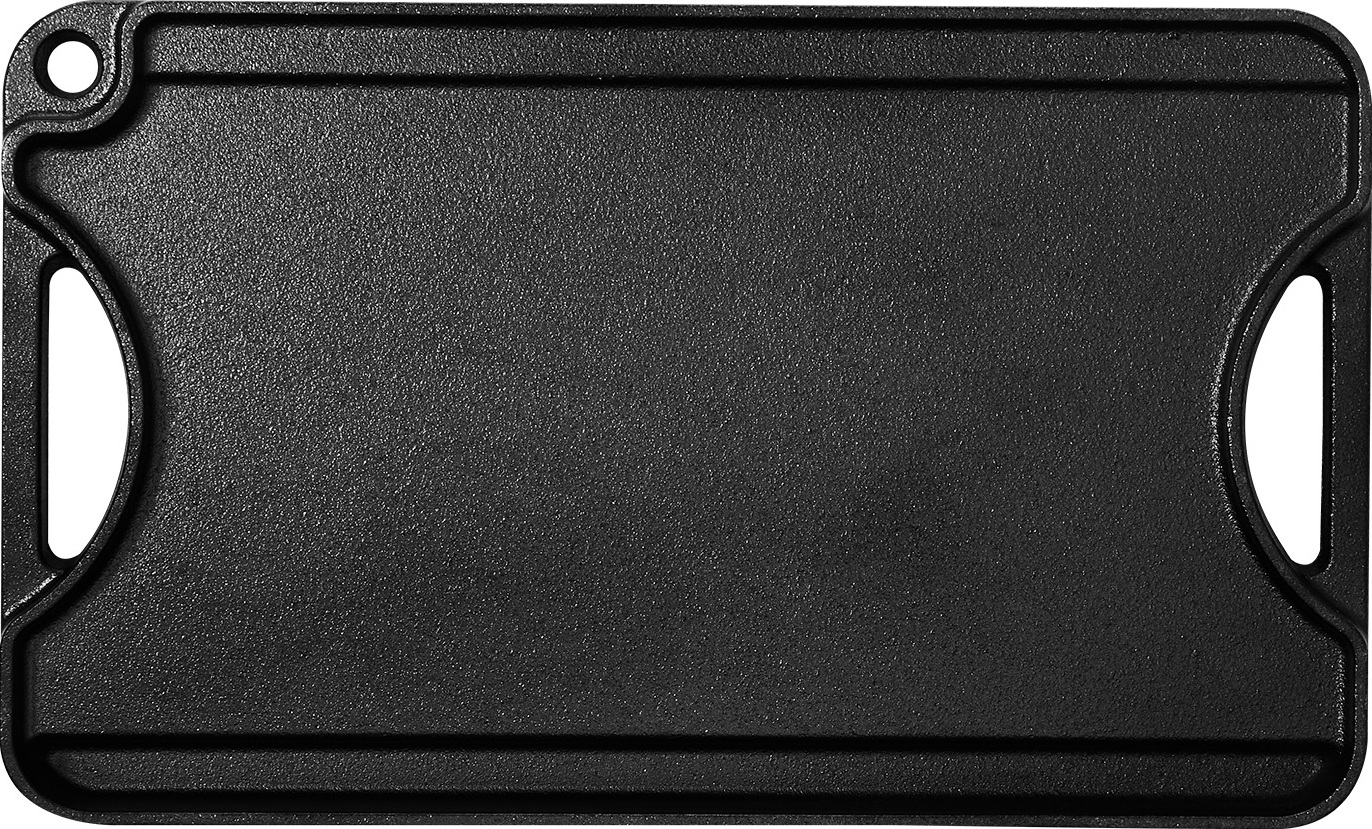 SucceBuy obojstranná liatinová grilovacia doska, predpripravená na použitie, 185x342 mm